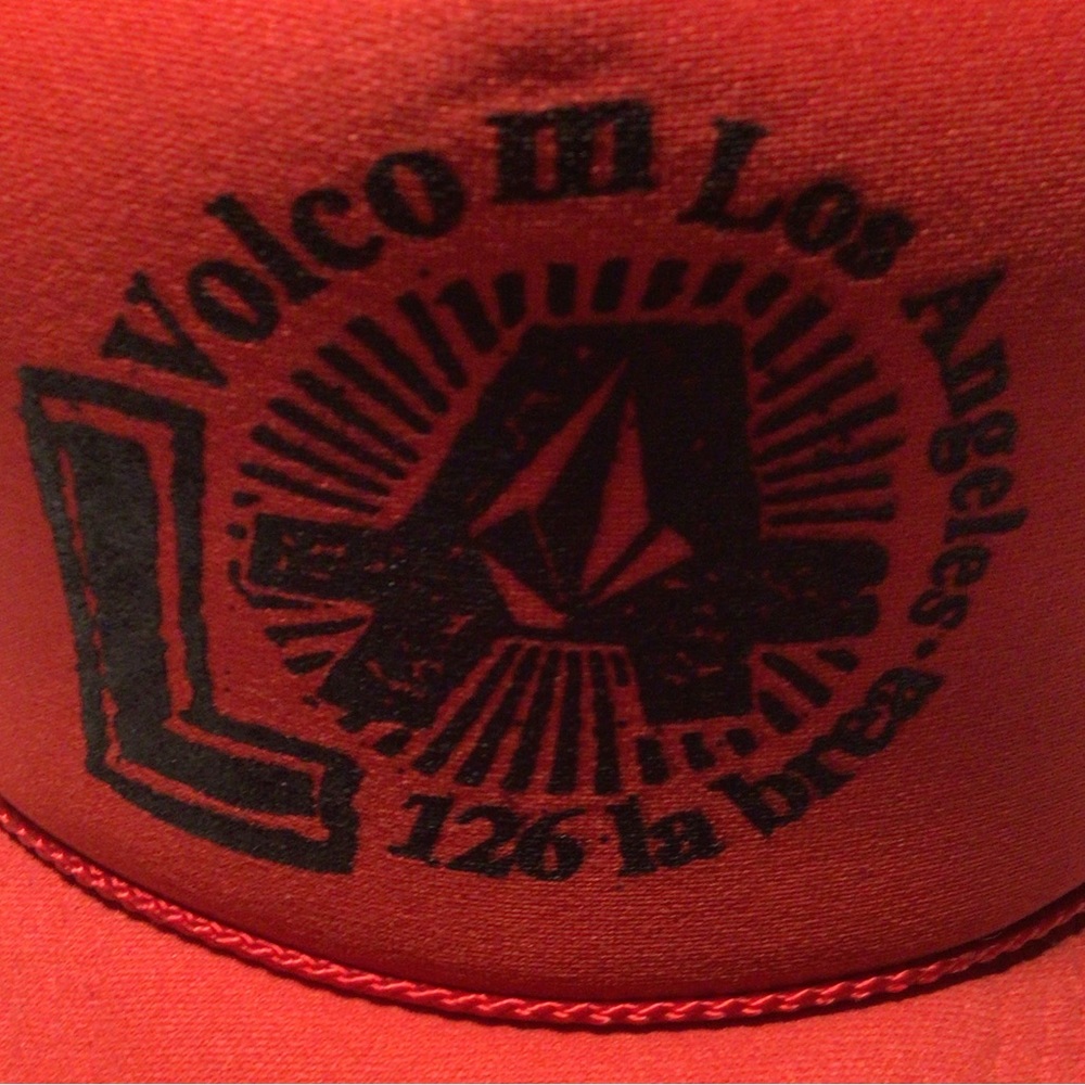 Volcom Red Trucker Hat - Picture 7 of 9